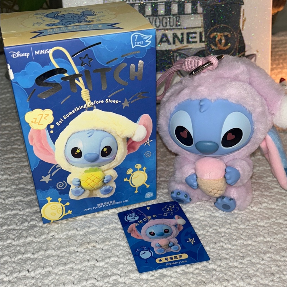 Miniso Stitch Surprise Box Strawberry Cone